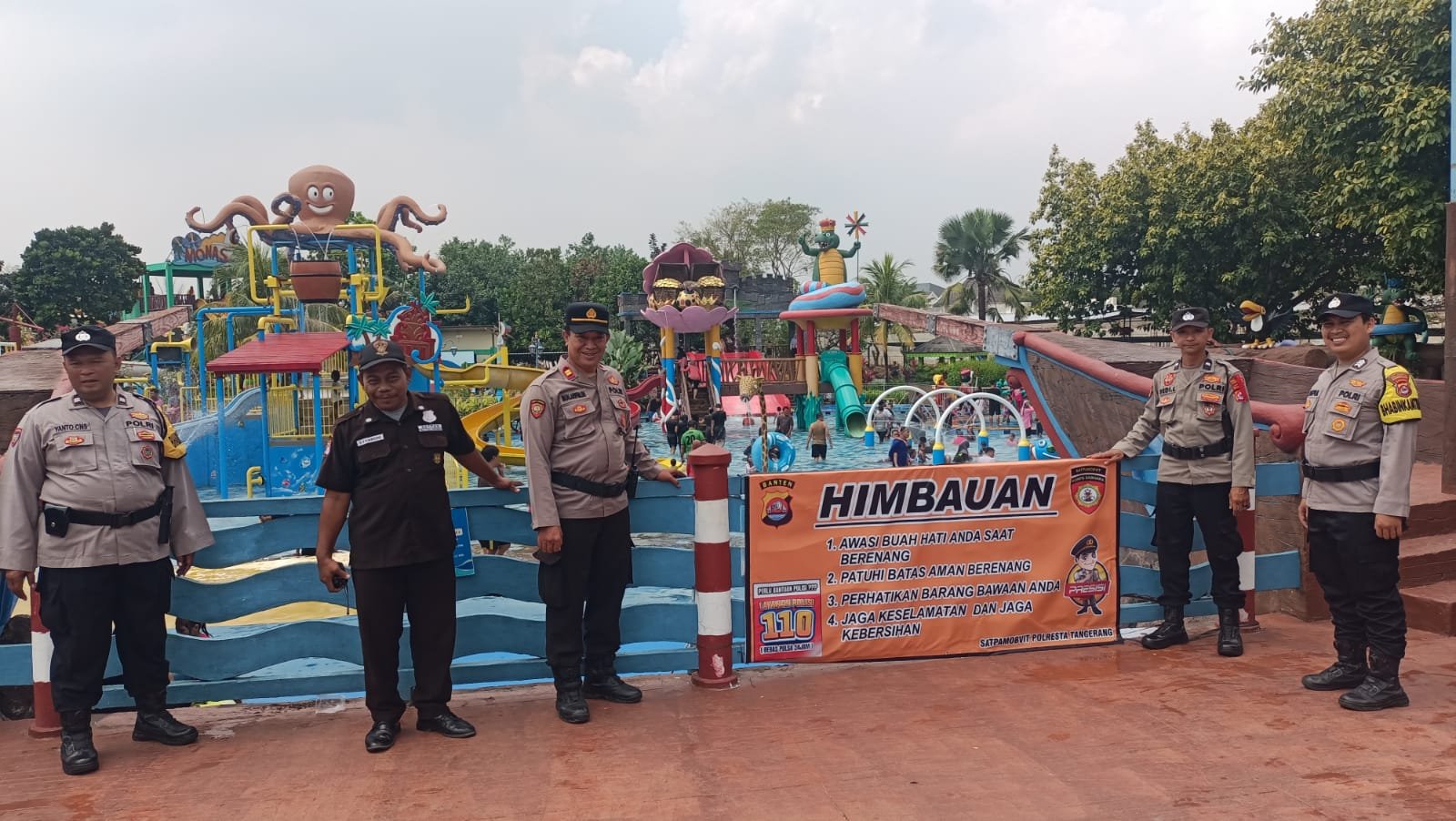 Polsek Pasar Kemis Amankan Wisata Batavia Splash